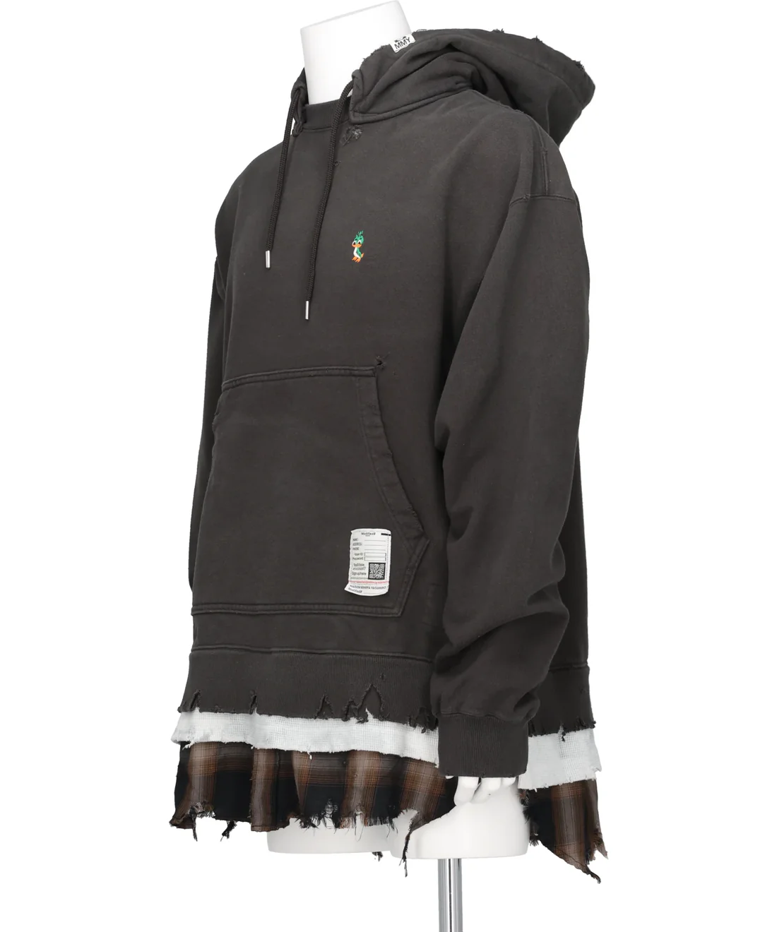  Áo Maison Mihara Yasuhiro  Triple Layered Hoodie 'Black' 