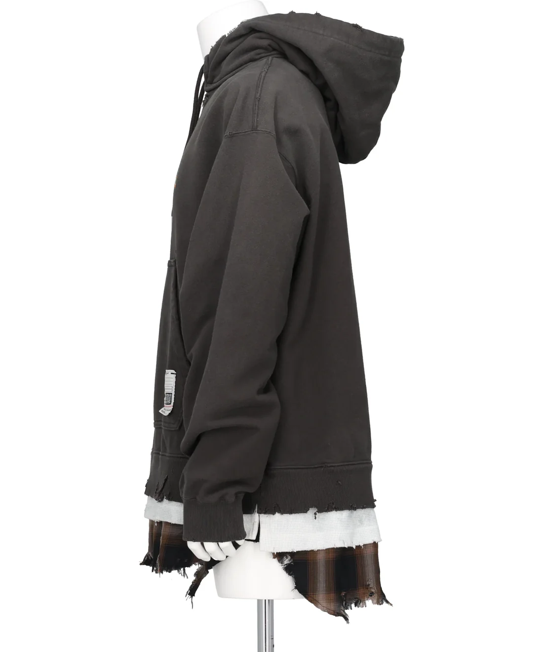  Áo Maison Mihara Yasuhiro  Triple Layered Hoodie 'Black' 