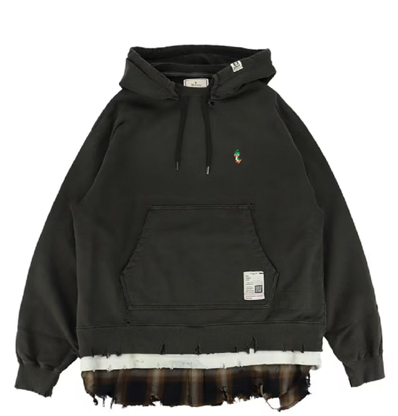  Áo Maison Mihara Yasuhiro  Triple Layered Hoodie 'Black' 