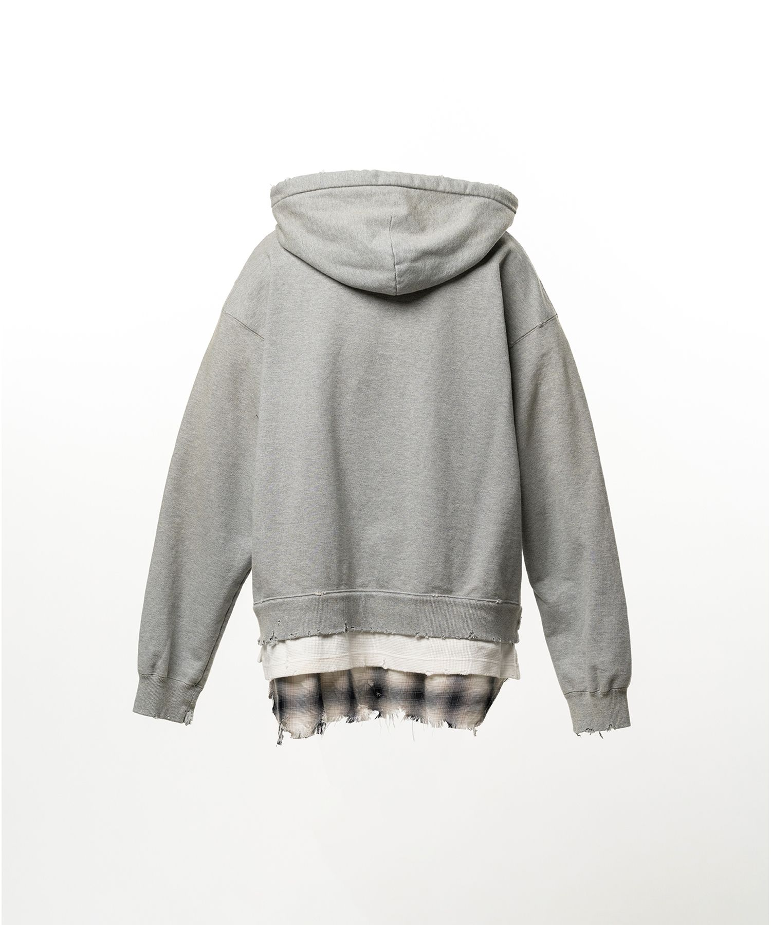  Áo Maison Mihara Yasuhiro Triple Layered Hoodie 'Grey' 