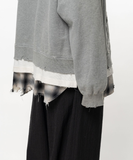  Áo Maison Mihara Yasuhiro Triple Layered Hoodie 'Grey' 