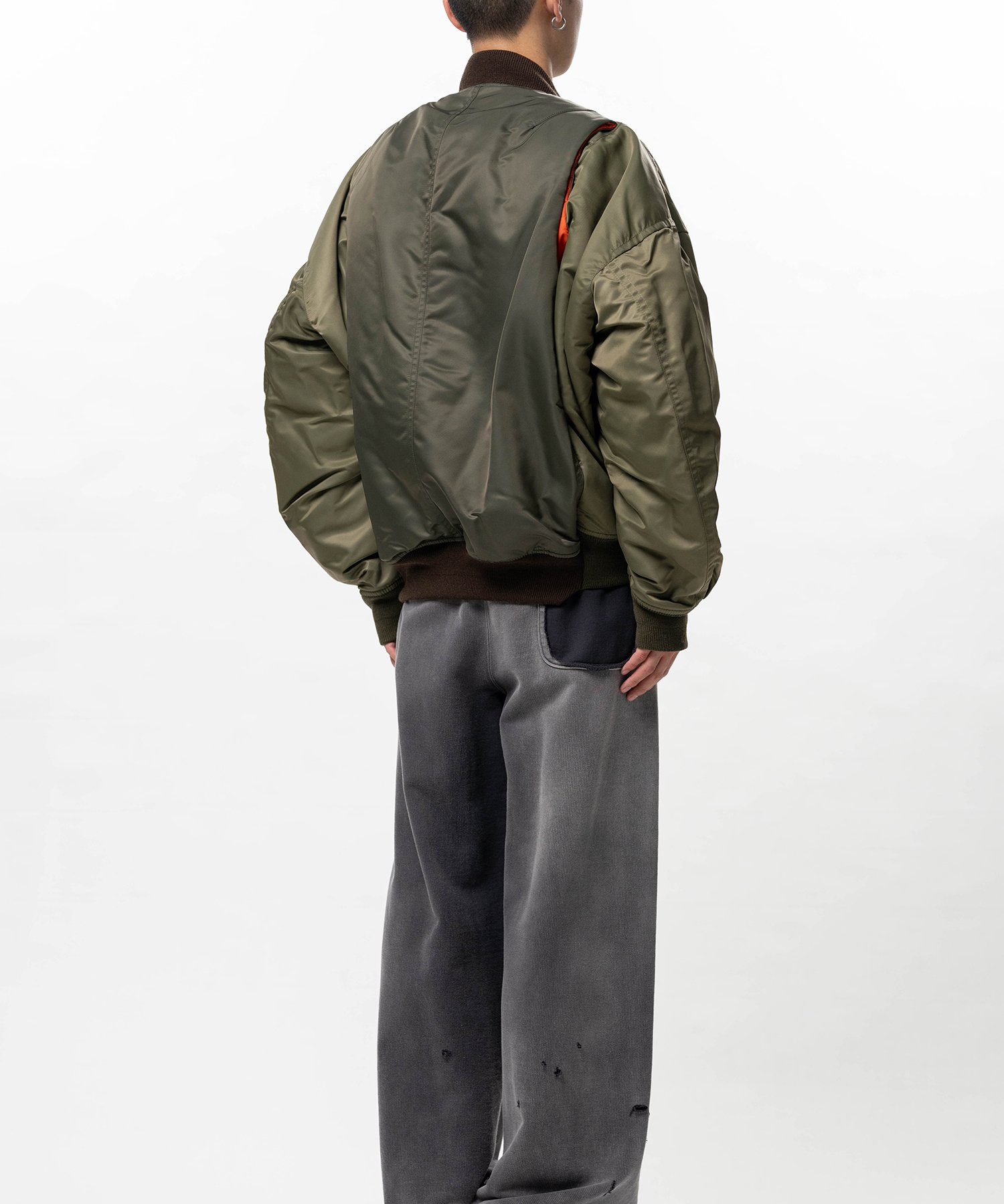  Áo Maison Mihara Yasuhiro Vest Combined Flight 'Khaki' 