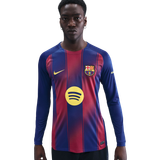  Áo Nike Barcelona 25/26 Long Sleeve Home Jersey 
