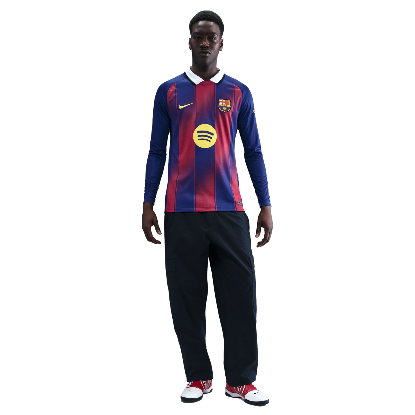  Áo Nike Barcelona 25/26 Long Sleeve Home Jersey 