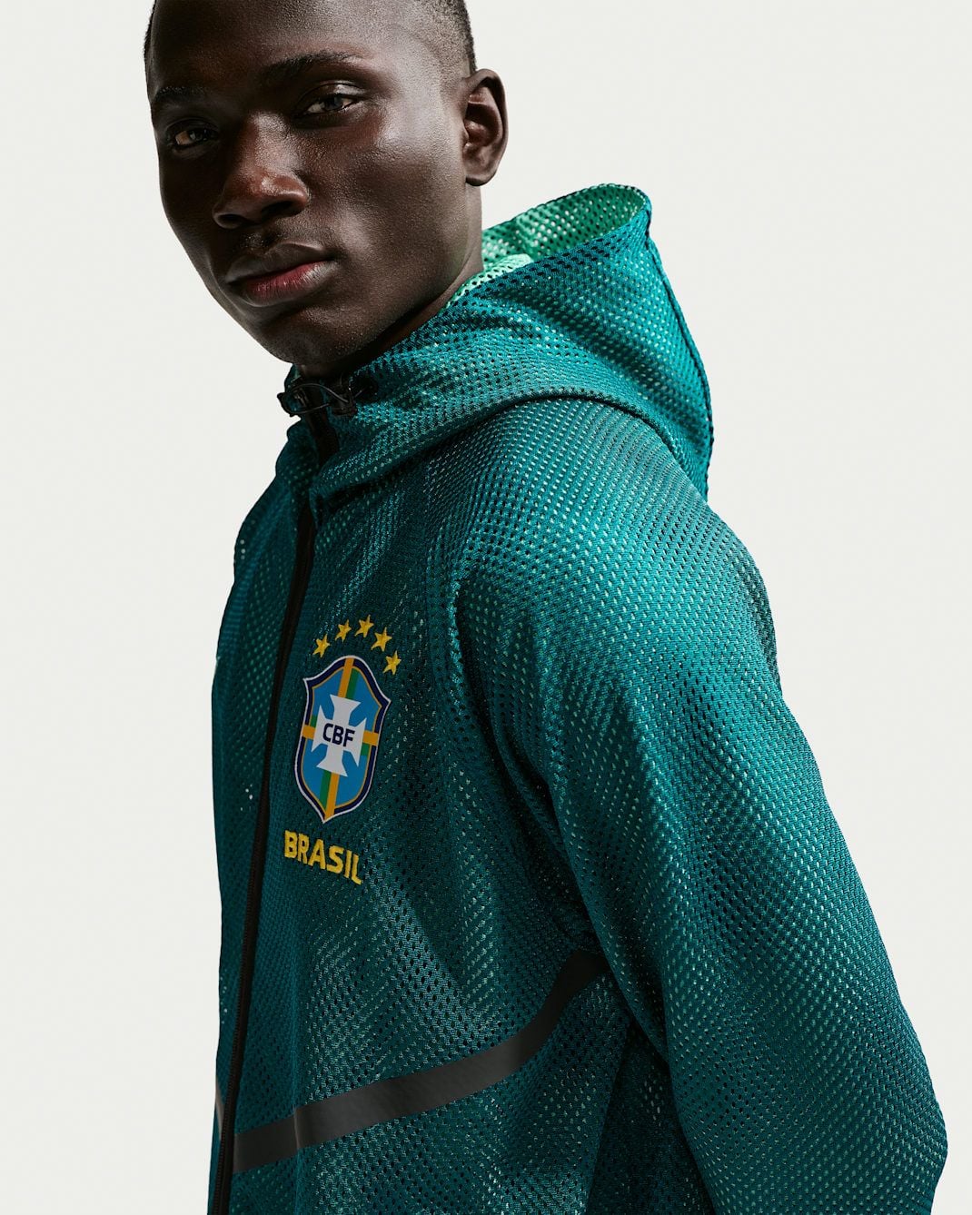  Áo Nike Brazil Dri-FIT Soccer Anthem Jacket 
