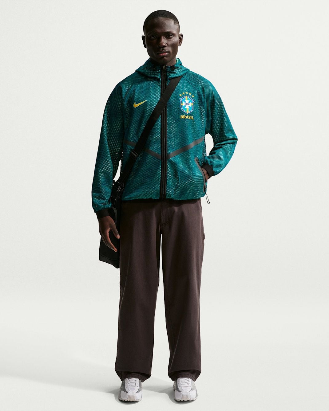  Áo Nike Brazil Dri-FIT Soccer Anthem Jacket 