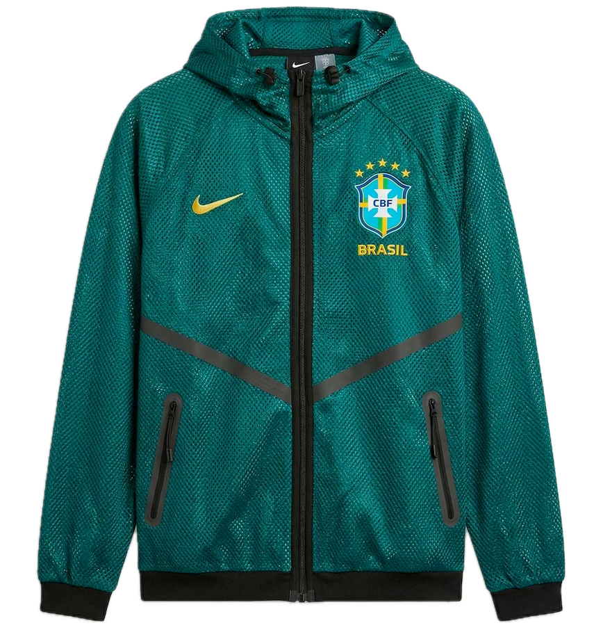  Áo Nike Brazil Dri-FIT Soccer Anthem Jacket 