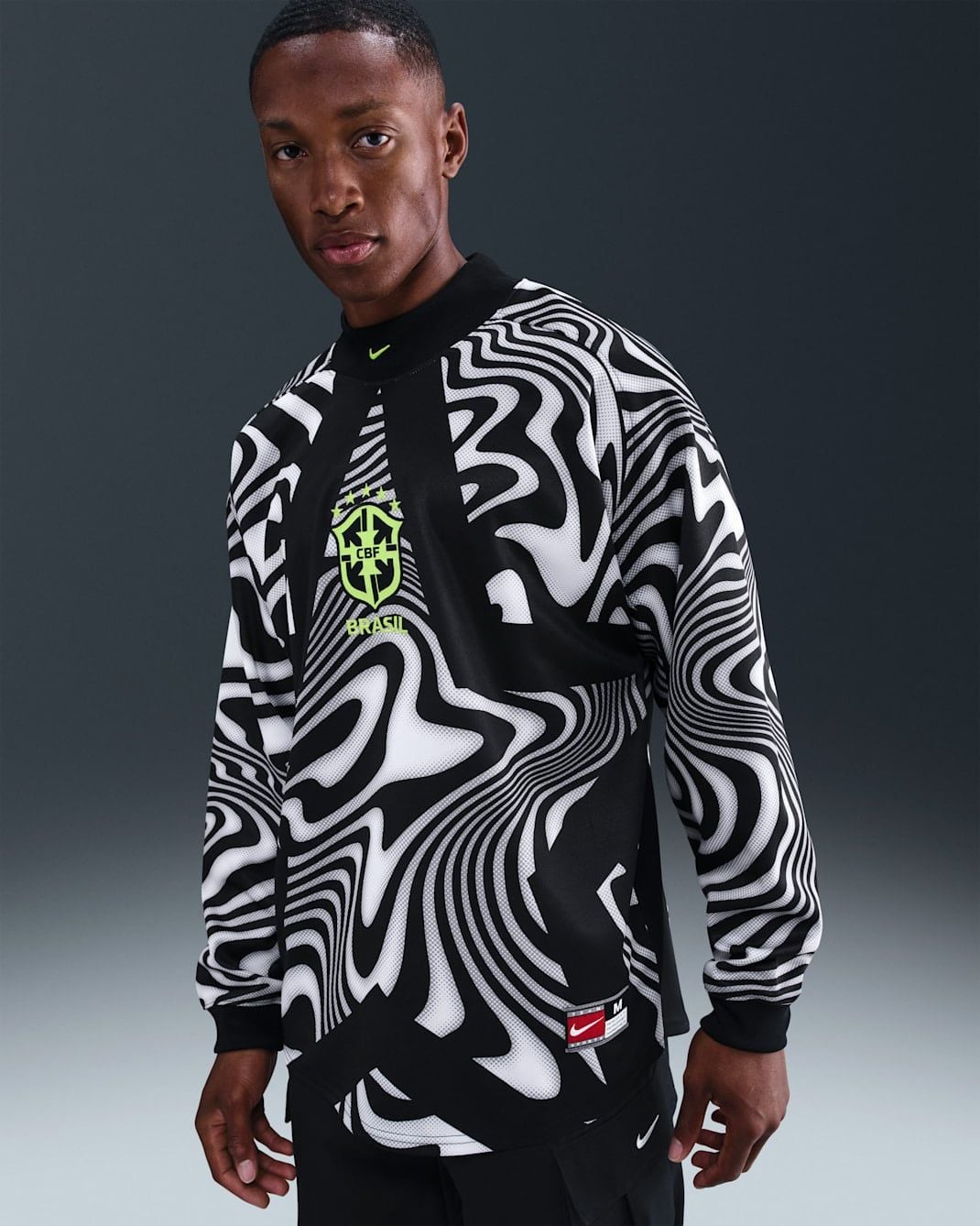  Áo Nike Brazil Hollywood Keeper Jersey 