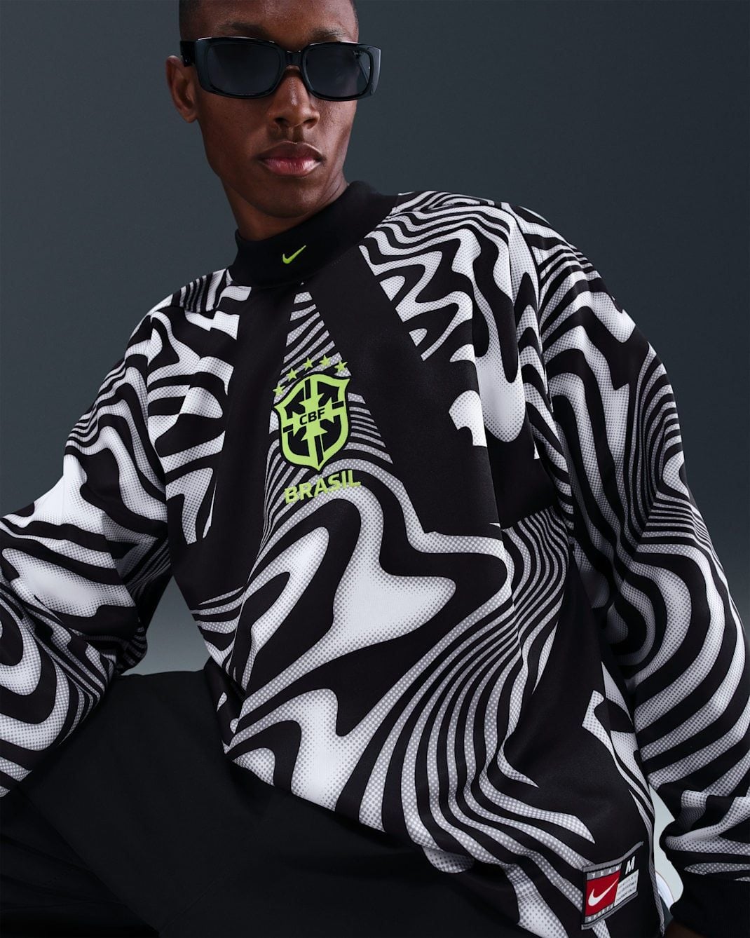  Áo Nike Brazil Hollywood Keeper Jersey 