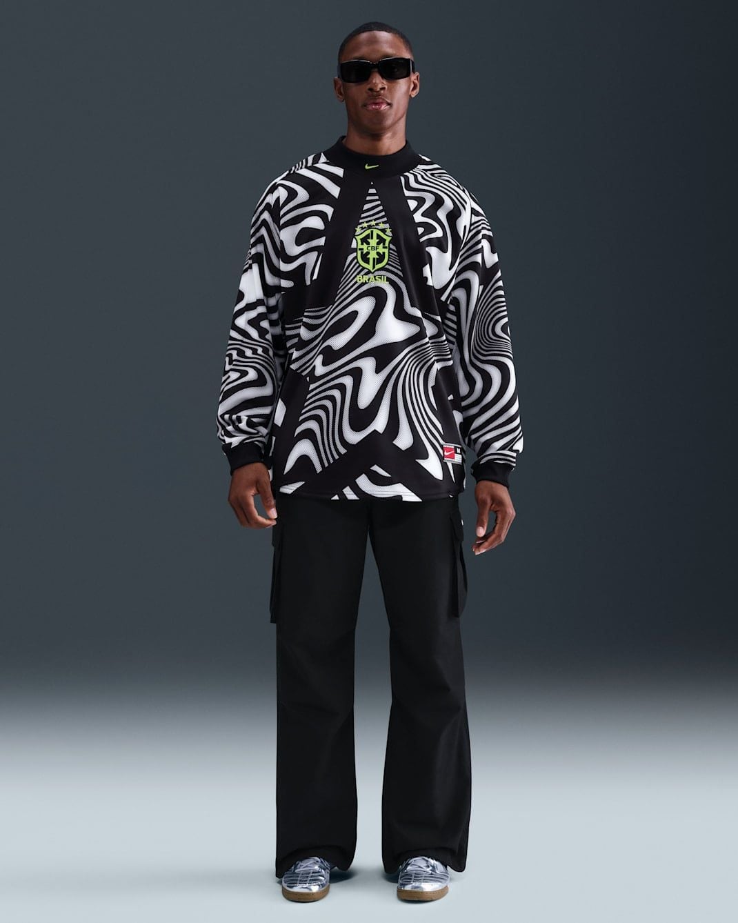  Áo Nike Brazil Hollywood Keeper Jersey 