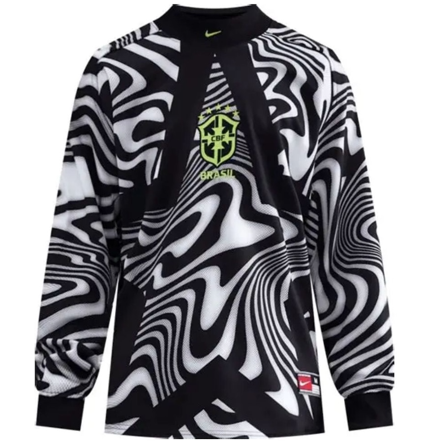 Áo Nike Brazil Hollywood Keeper Jersey 