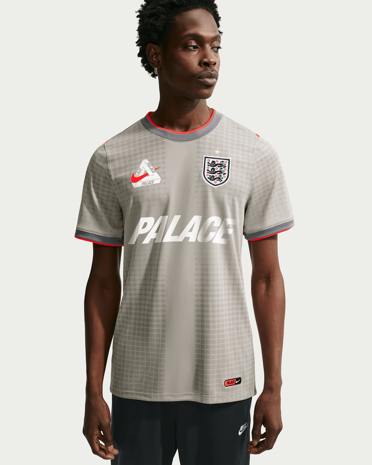  Áo Nike England x Palace Academy Pro T-Shirt 'Grey' 