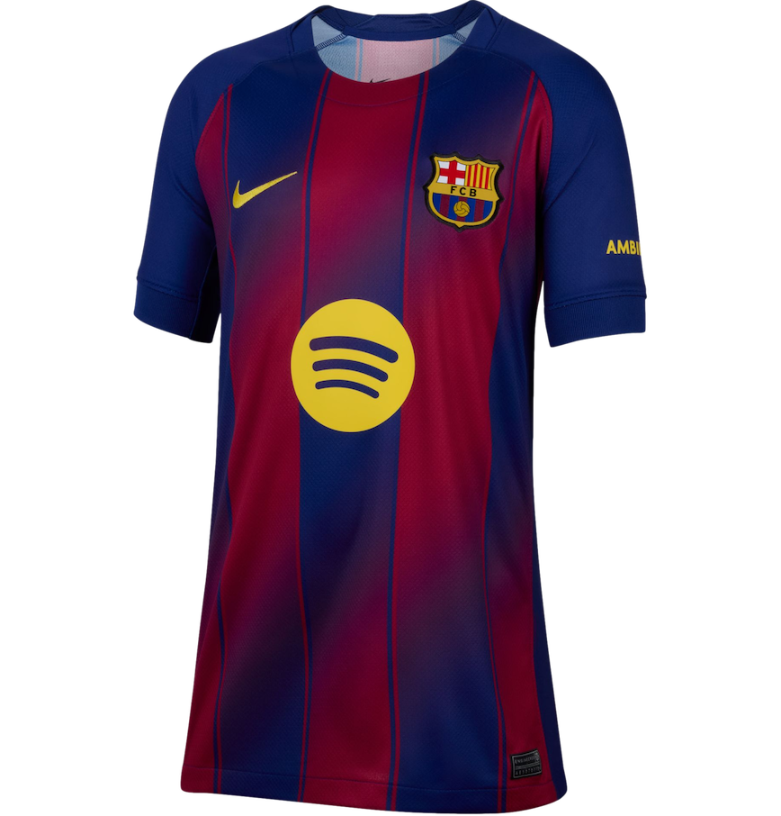  Áo Nike FC Barcelona 2025/26 Youth Home Jersey 