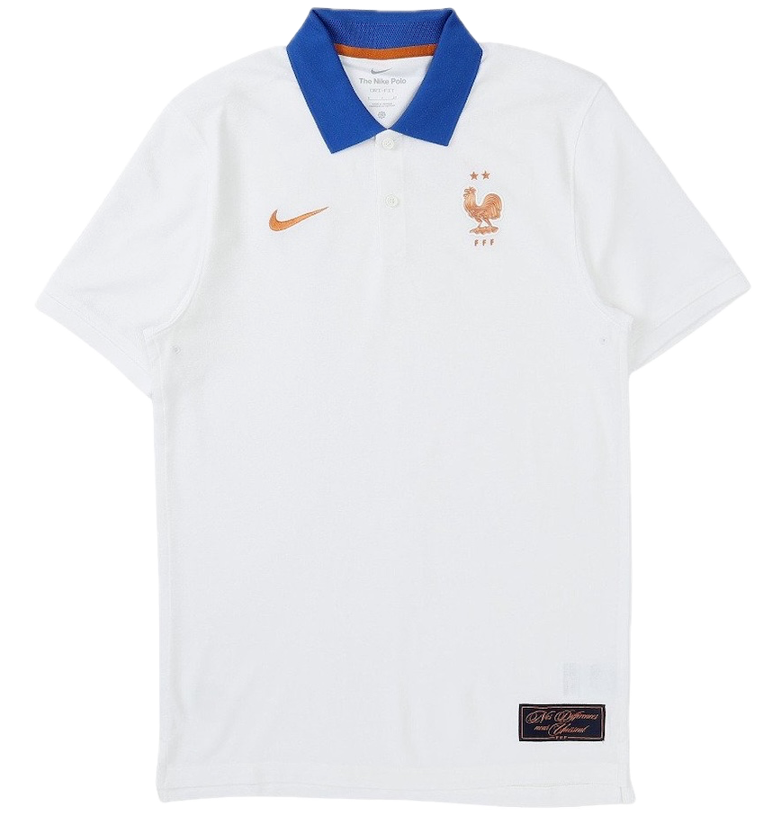  Áo Nike FFF France The Nike Polo 'White' 