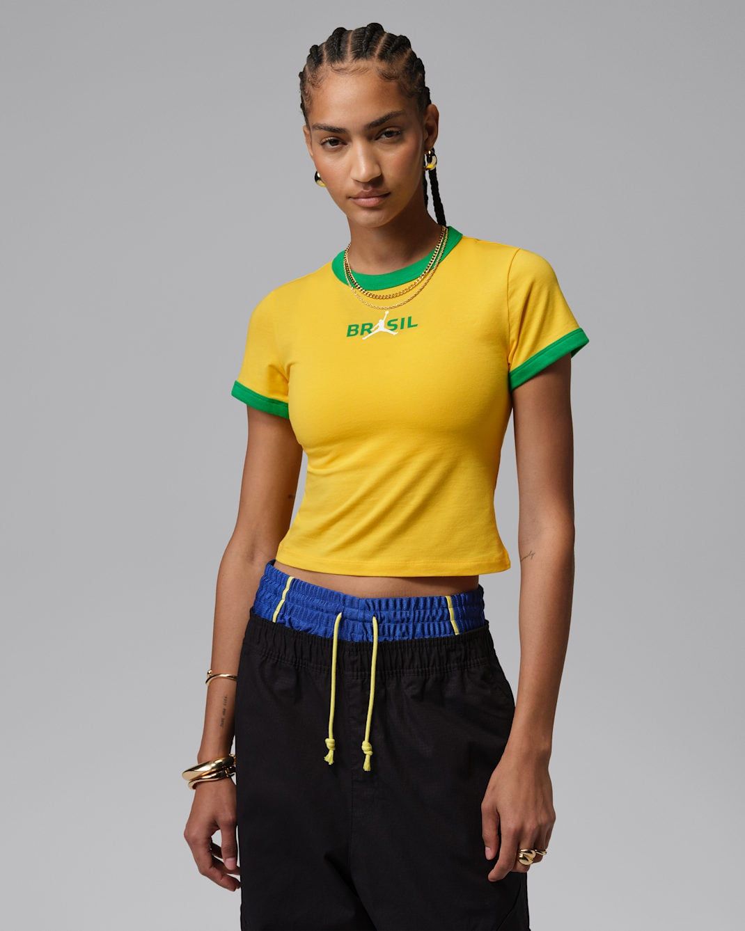  Áo Nike Jordan Graphic Brazil Crew-Neck Top 