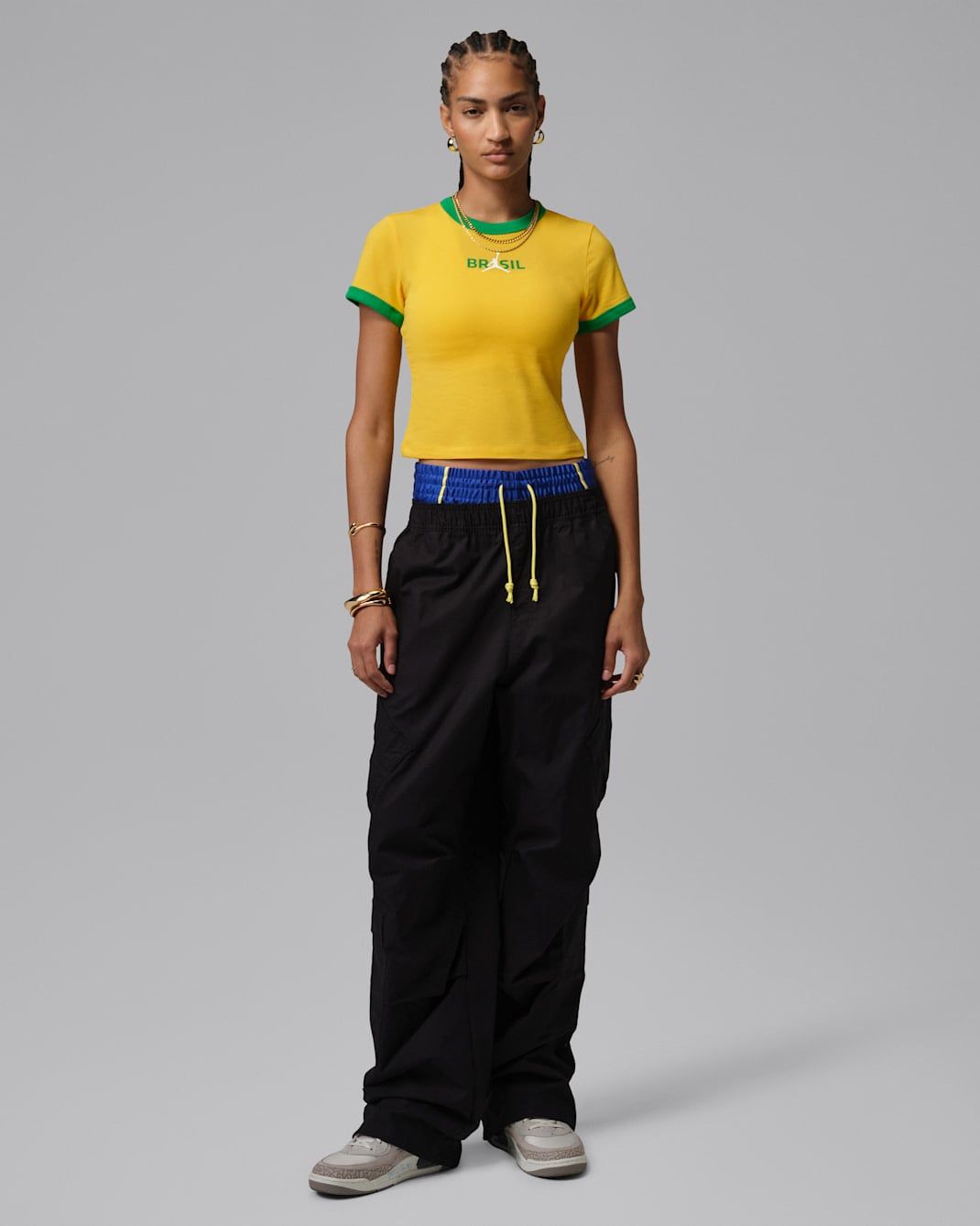  Áo Nike Jordan Graphic Brazil Crew-Neck Top 