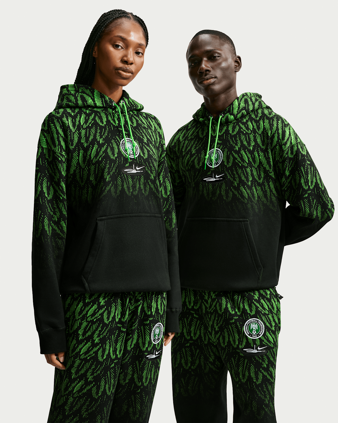  Áo Nike Nigeria x Slawn Fleece Hoodie 