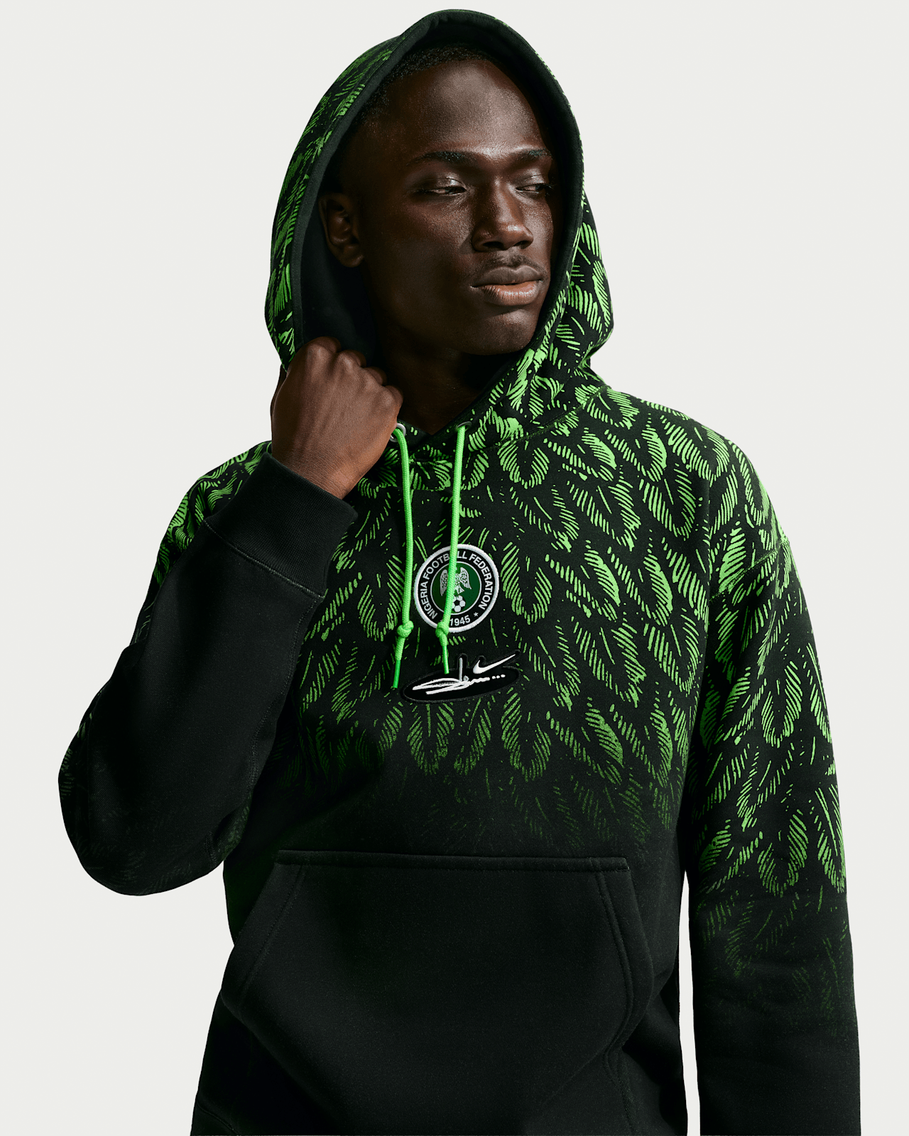  Áo Nike Nigeria x Slawn Fleece Hoodie 