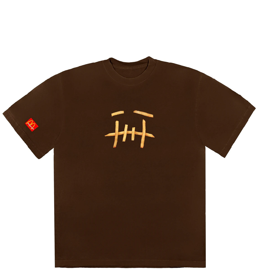  Áo Nike Travis Scott x McDonald’s Fry II T-Shirt 'Brown' 