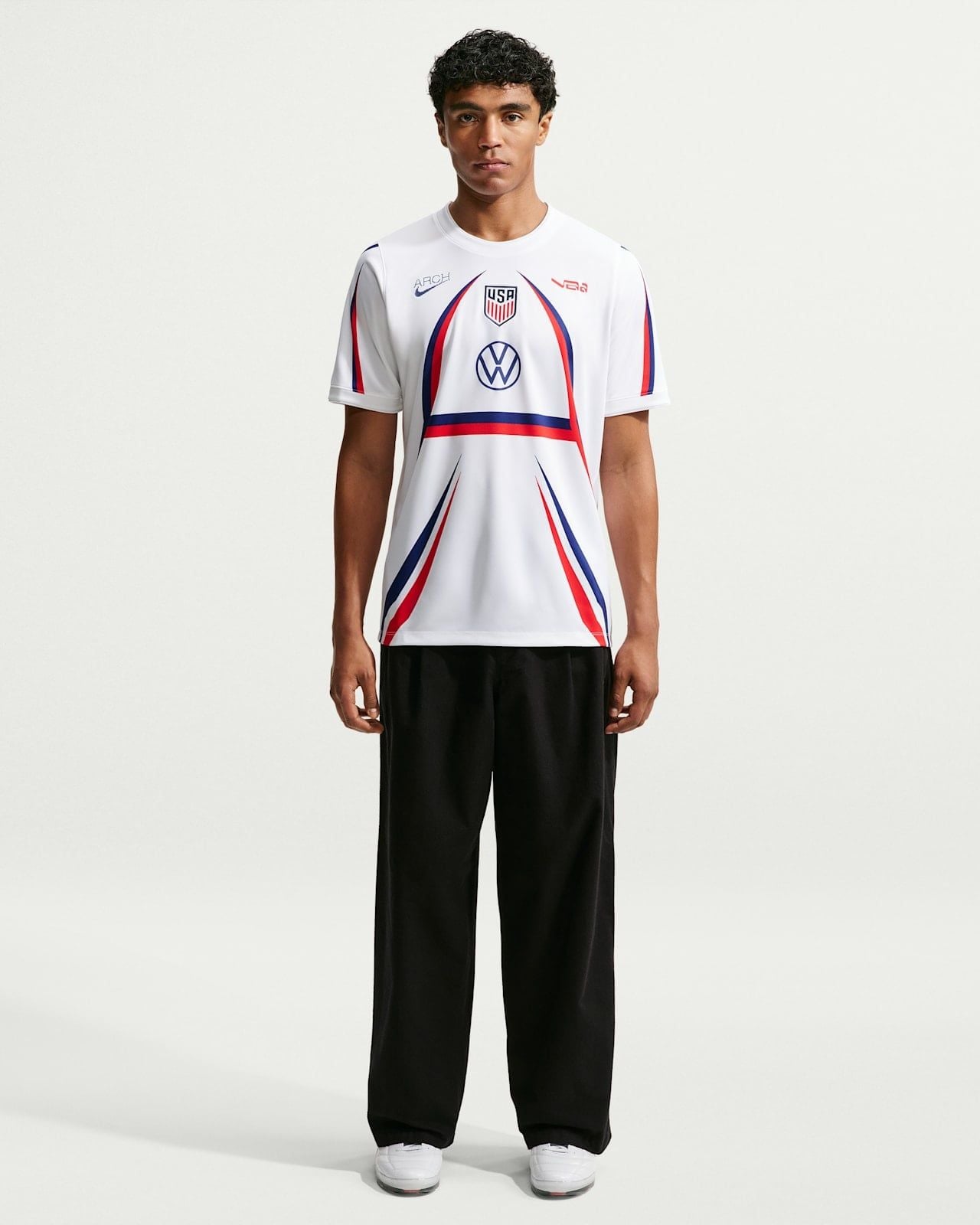  Áo Nike USA x VAA Academy Pro Short-Sleeve Football Top 