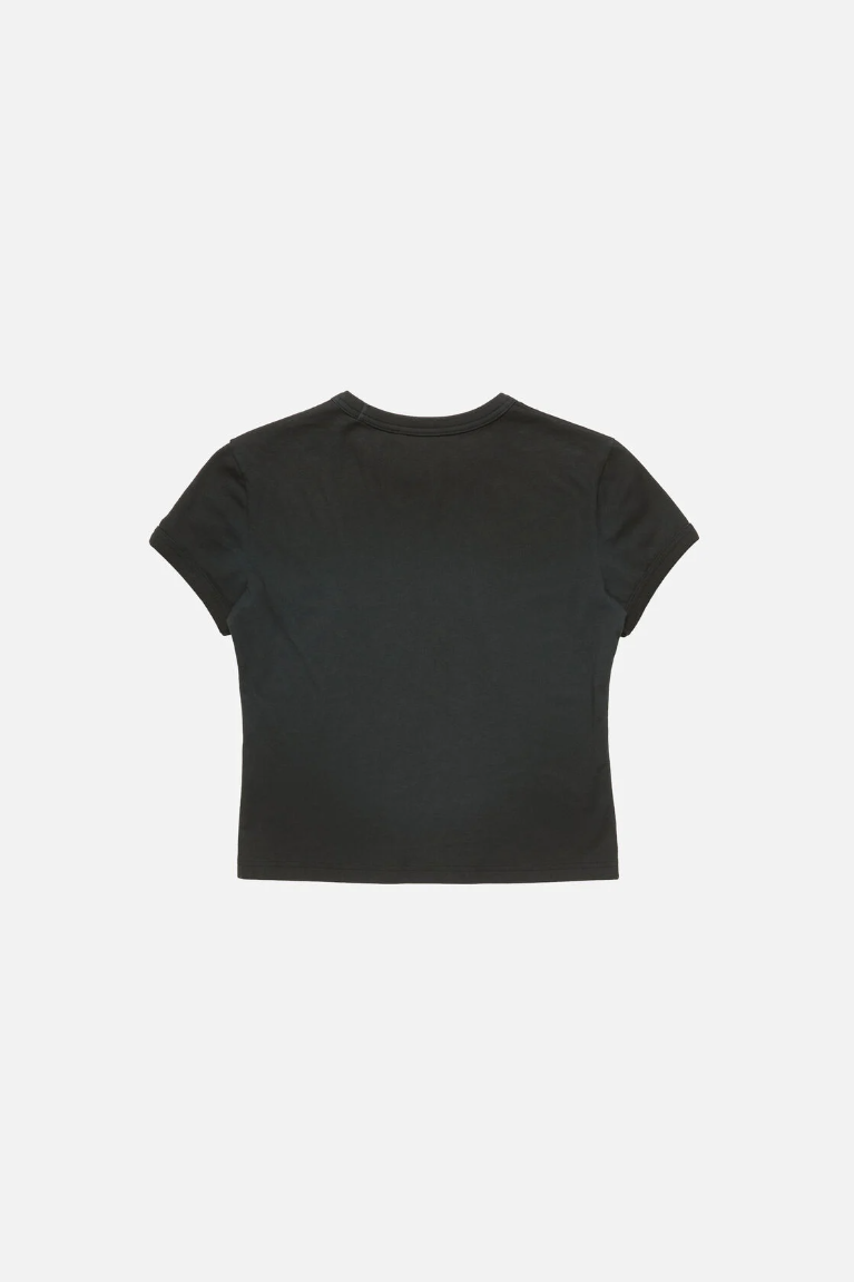  Áo Nữ Acne Fitted Logo T-shirt 'Faded Blue' 