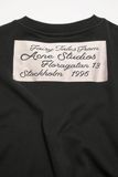  Áo Nữ Acne Gathered Logo T-shirt 'Black' 