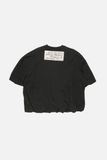  Áo Nữ Acne Gathered Logo T-shirt 'Black' 