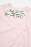  Áo Nữ Acne Gathered Logo T-shirt 'Pink' 