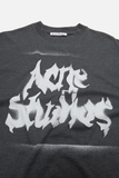  Áo Nữ Acne Gothic Logo T-shirt 'Faded Black' 