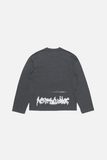  Áo Nữ Acne Gothic Logo T-shirt 'Faded Black' 