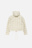  Áo Nữ Acne Hooded Check Jacket 'White' 