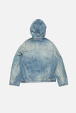  Áo Nữ Acne Hooded Denim Jacket 'Mid Blue' 