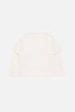  Áo Nữ Acne Layered Graphic T-shirt 'Warm Beige' 