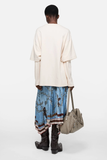  Áo Nữ Acne Layered Graphic T-shirt 'Warm Beige' 