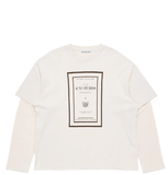  Áo Nữ Acne Layered Graphic T-shirt 'Warm Beige' 