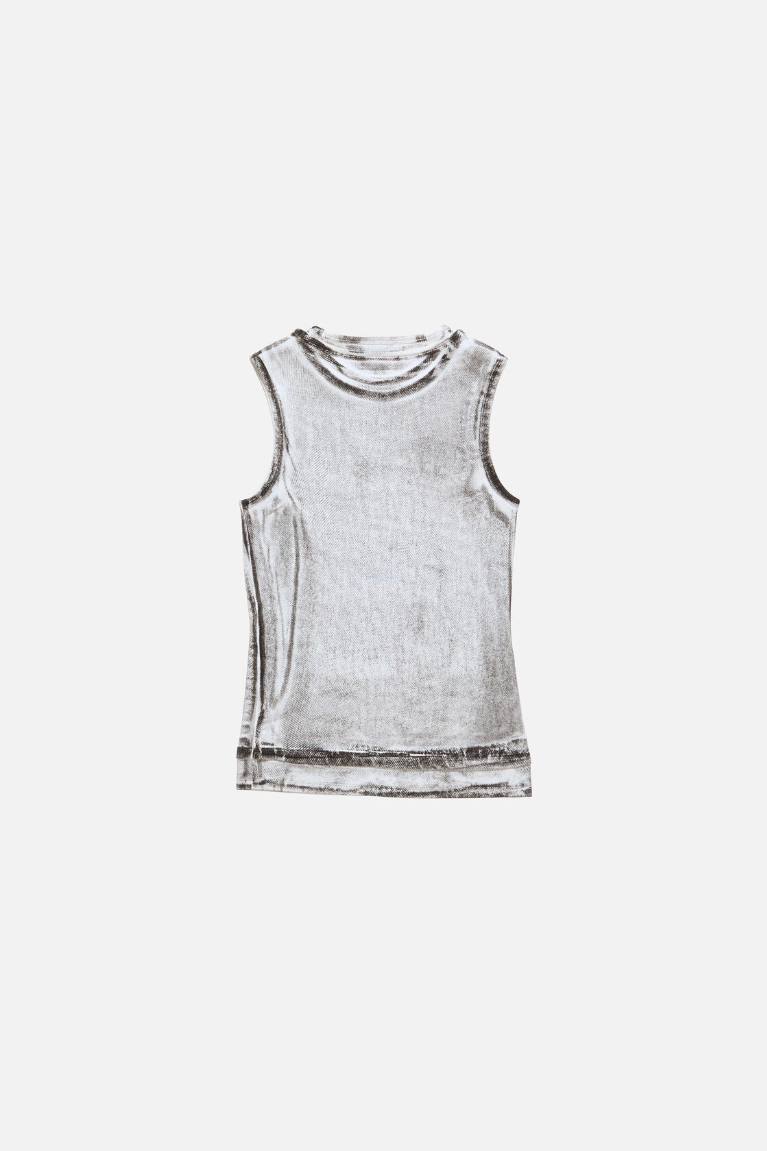 Áo Nữ Acne Layered Logo Tank Top 'Black' 