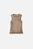  Áo Nữ Acne Layered Logo Tank Top 'Pumpkin Orange' 