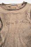  Áo Nữ Acne Layered Printed T-shirt 'Orange' 