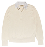  Áo Nữ Acne Layered Silk Knit Sweater 'Beige' 
