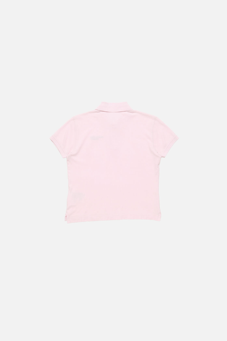 Áo Nữ Acne Logo Polo T-shirt 'Pale Pink' 