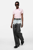  Áo Nữ Acne Logo Polo T-shirt 'Pale Pink' 