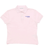  Áo Nữ Acne Logo Polo T-shirt 'Pale Pink' 