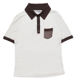  Áo Nữ Acne Sheer Polo Knit 'White' 