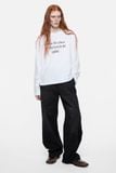  Áo Nữ Acne Sprayed 1996 Logo T-Shirt 'White' 