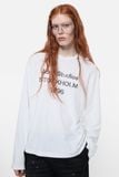  Áo Nữ Acne Sprayed 1996 Logo T-Shirt 'White' 