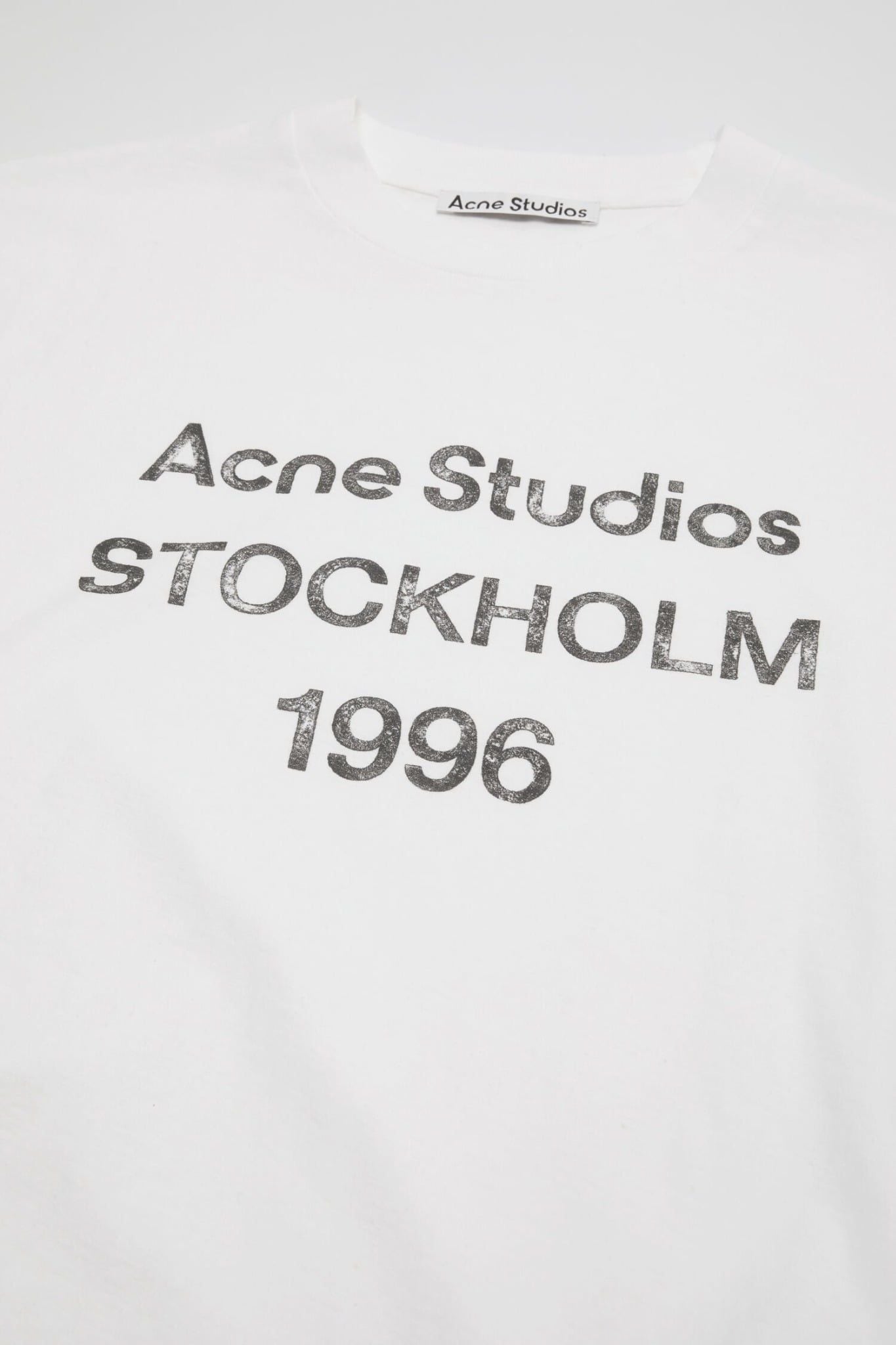  Áo Nữ Acne Sprayed 1996 Logo T-Shirt 'White' 