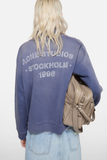  Áo Nữ Acne Sprayed Logo Sweatshirt 'Navy' 