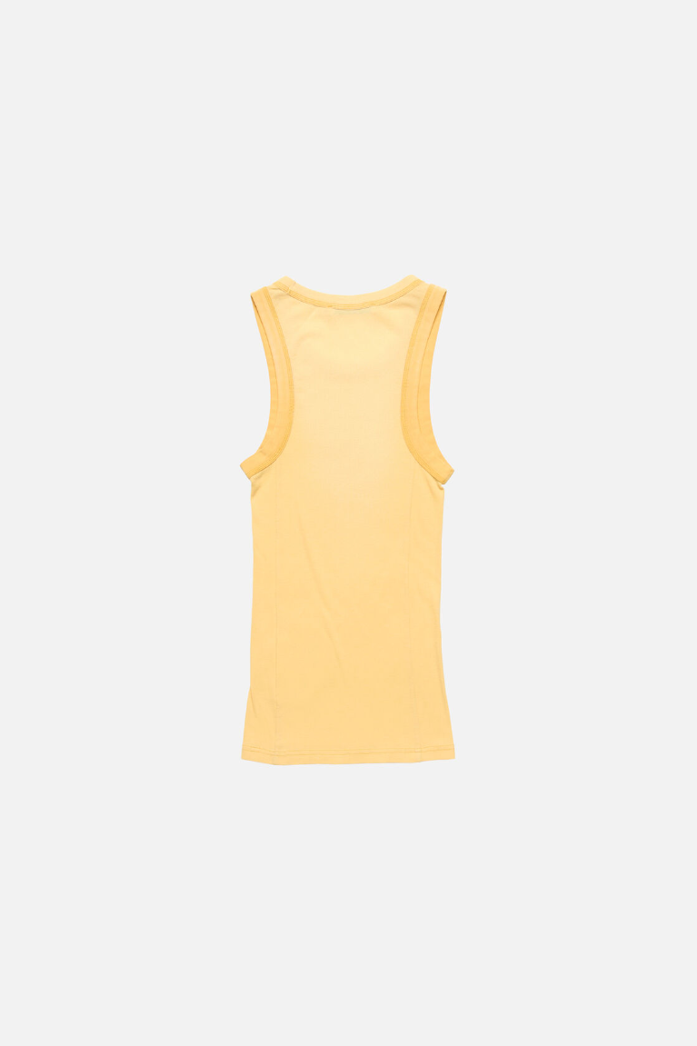  Áo Nữ Acne Sprayed Logo Tank Top 'Light Yellow' 