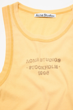  Áo Nữ Acne Sprayed Logo Tank Top 'Light Yellow' 