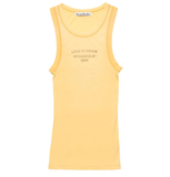  Áo Nữ Acne Sprayed Logo Tank Top 'Light Yellow' 